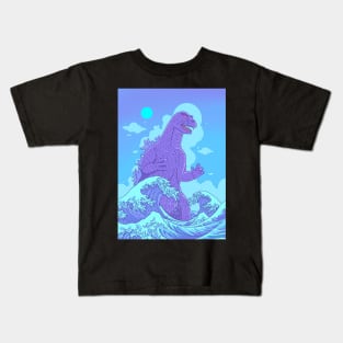 kaiju wave Kids T-Shirt